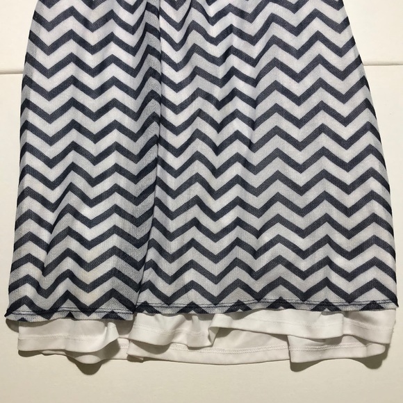 Girls George brand Navy and White Top - Picture 3 of 5